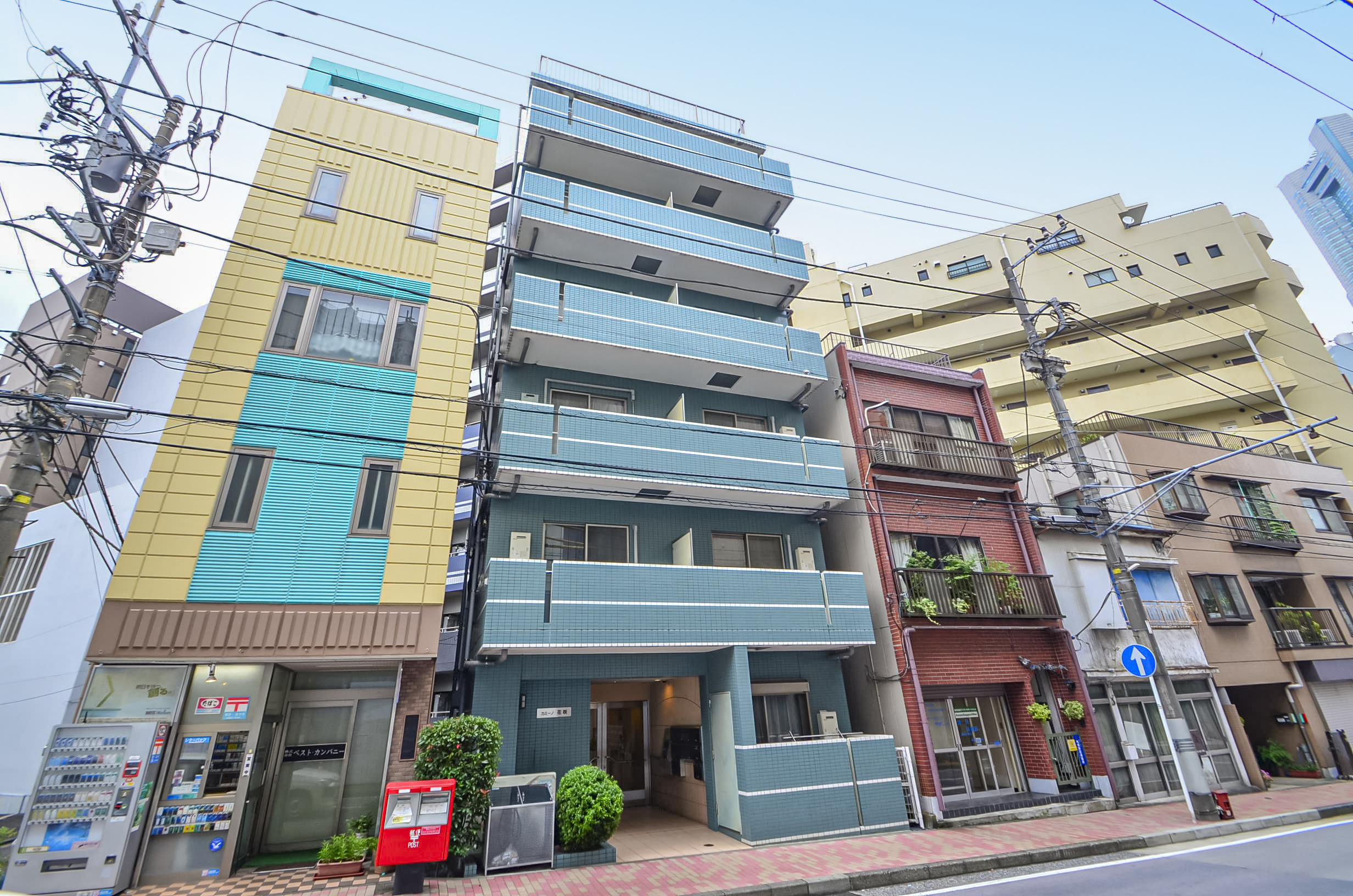 東都マンスリー カミーノ花咲　桜木町駅徒歩７分　横浜、みなとみらいへも徒歩圏の好立地　オートロック・デジタルロック完備！生活備品充実の東都マンスリー
